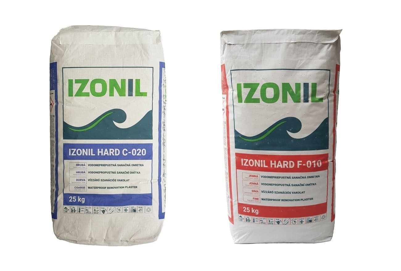 Hydroizolace koupelen a toalet pomocí omítky IZONIL Hard