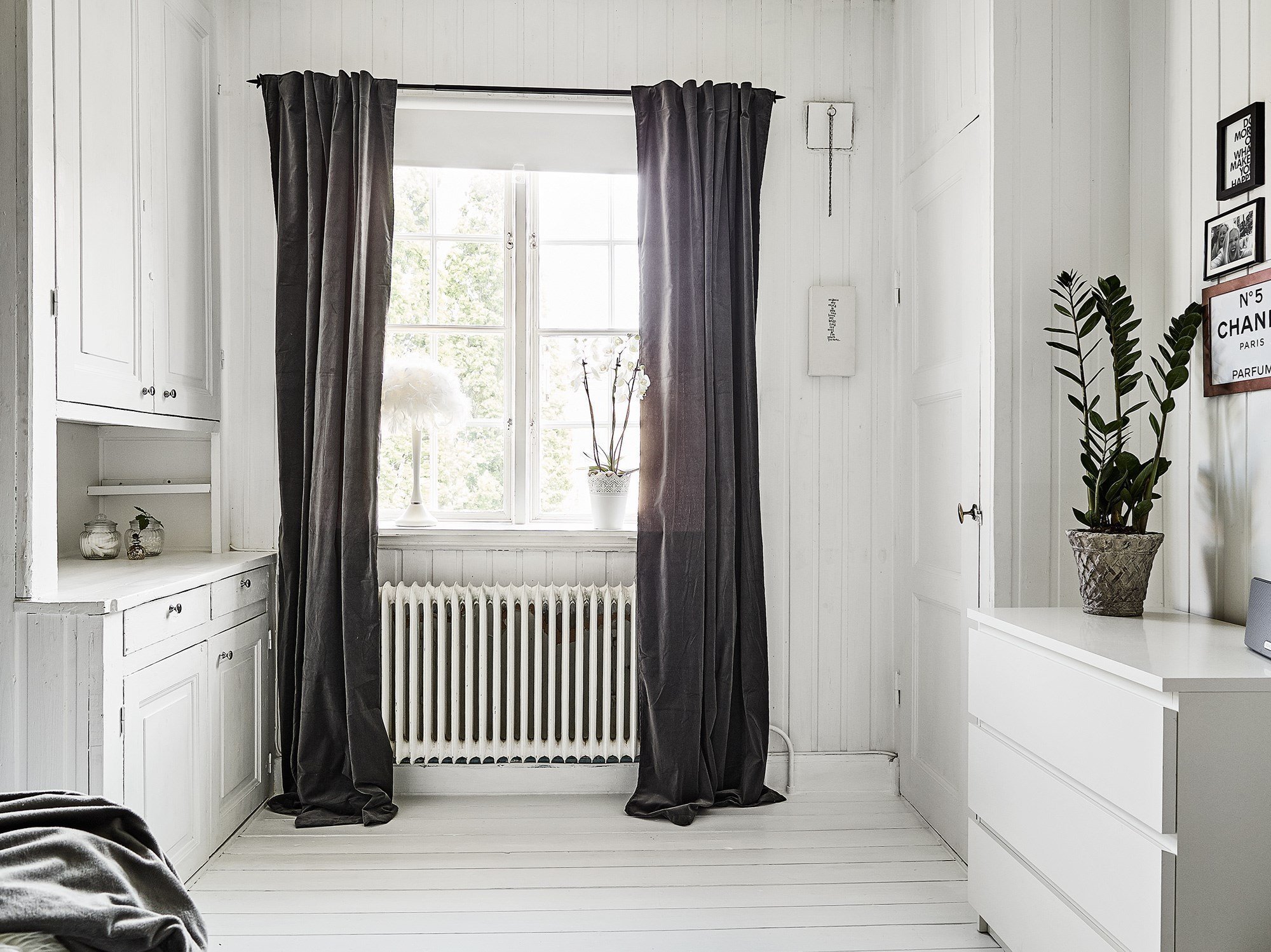 Skandinávský interiér v podkroví