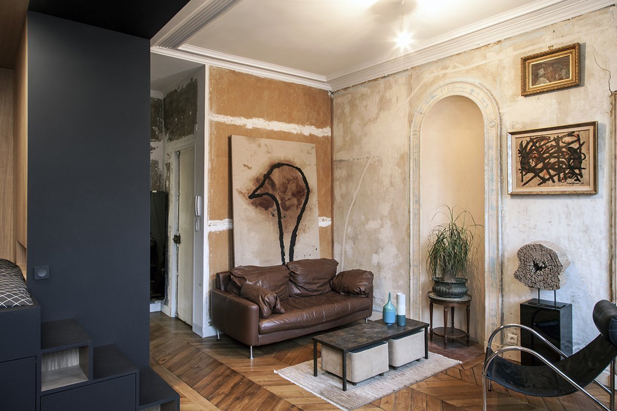 Luxusní interiér v garsonce