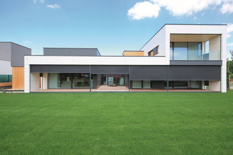 Nízkoenergetická dřevostavba u golfového hřiště