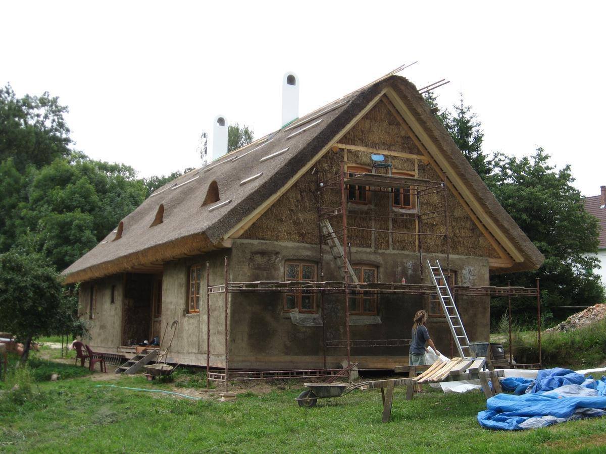 Nízkoenergetický dům ze slámy