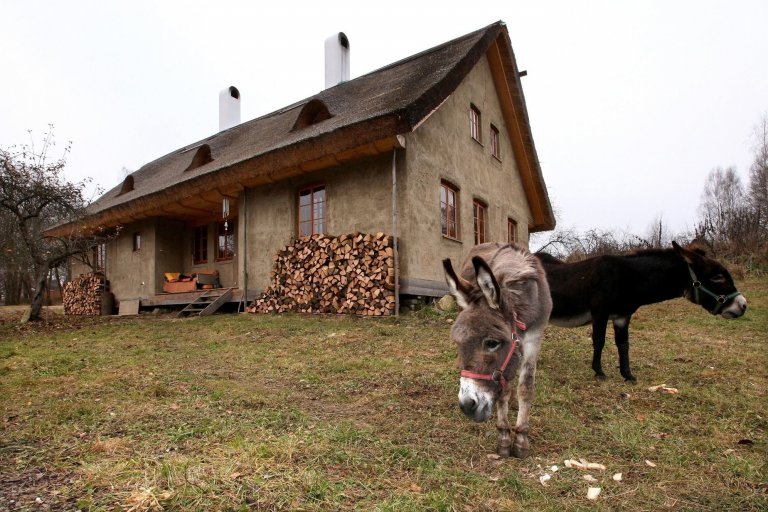 Nízkoenergetický dům ze slámy