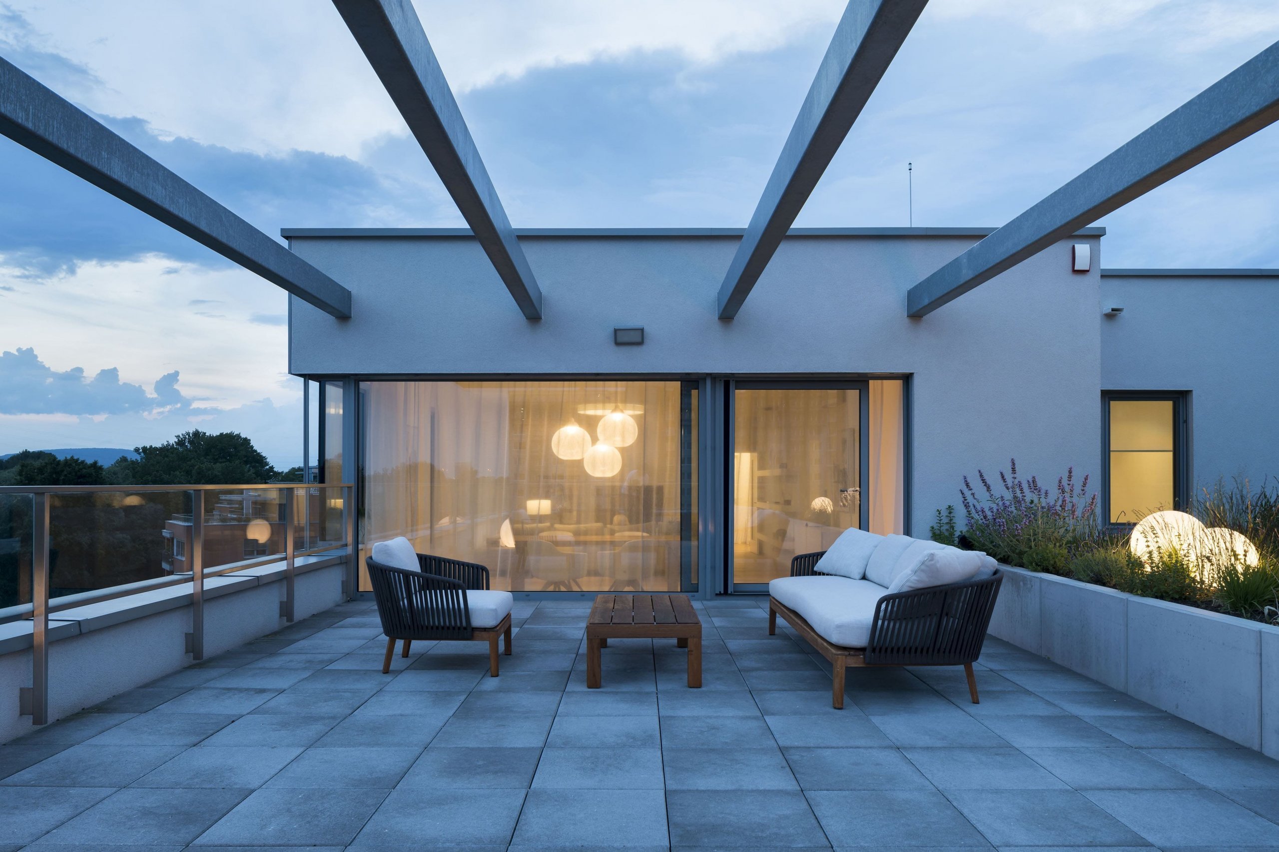 Střešní byt s výhledem na Dunaj