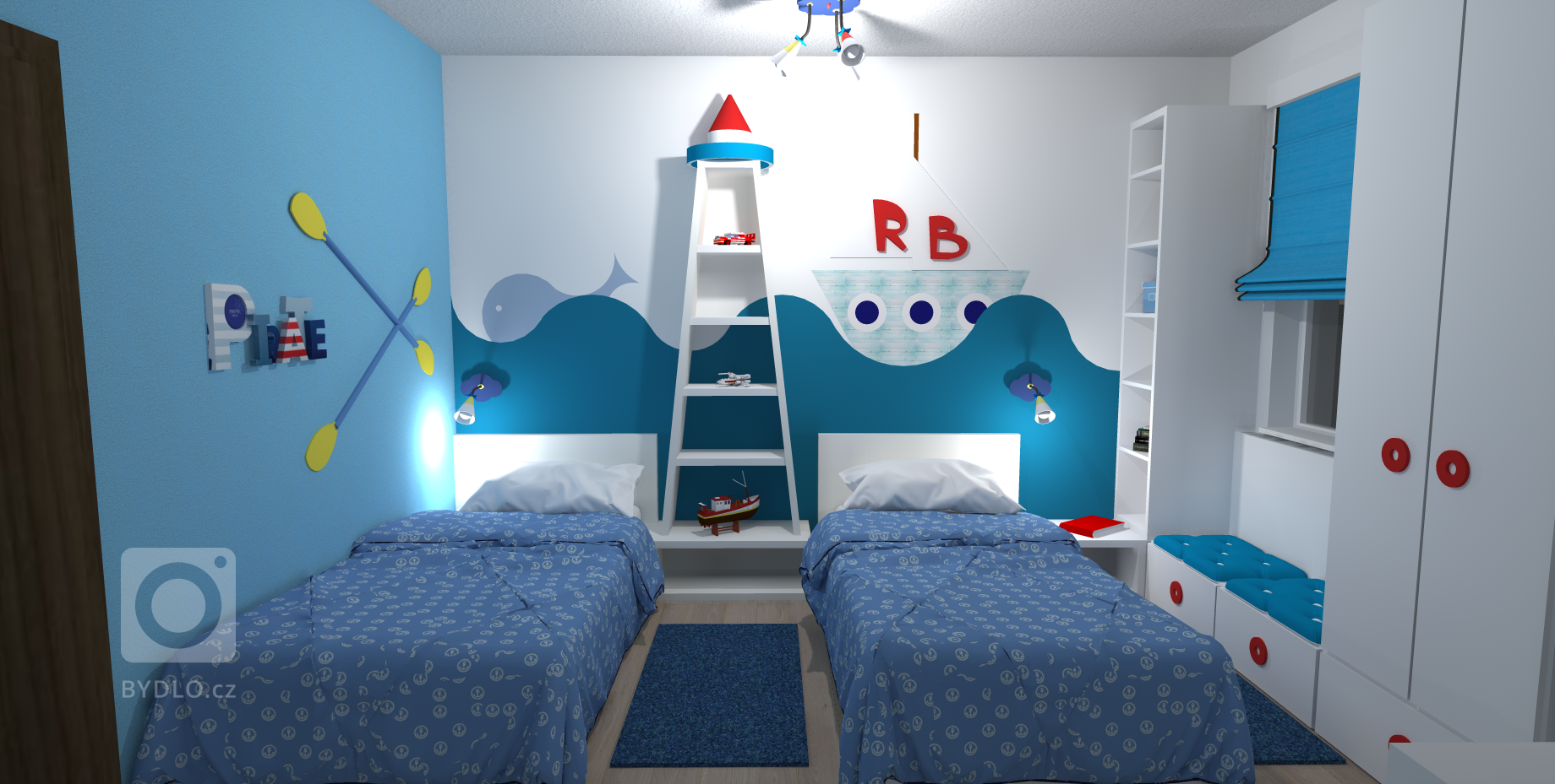 Vizualizace dětského pokoje