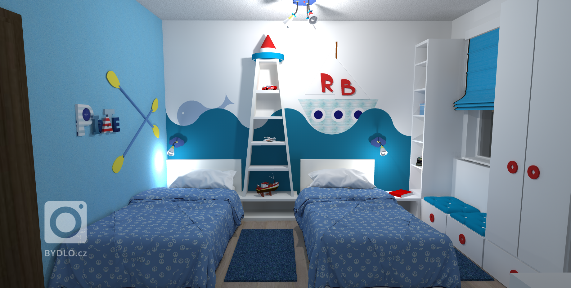 Vizualizace dětského pokoje