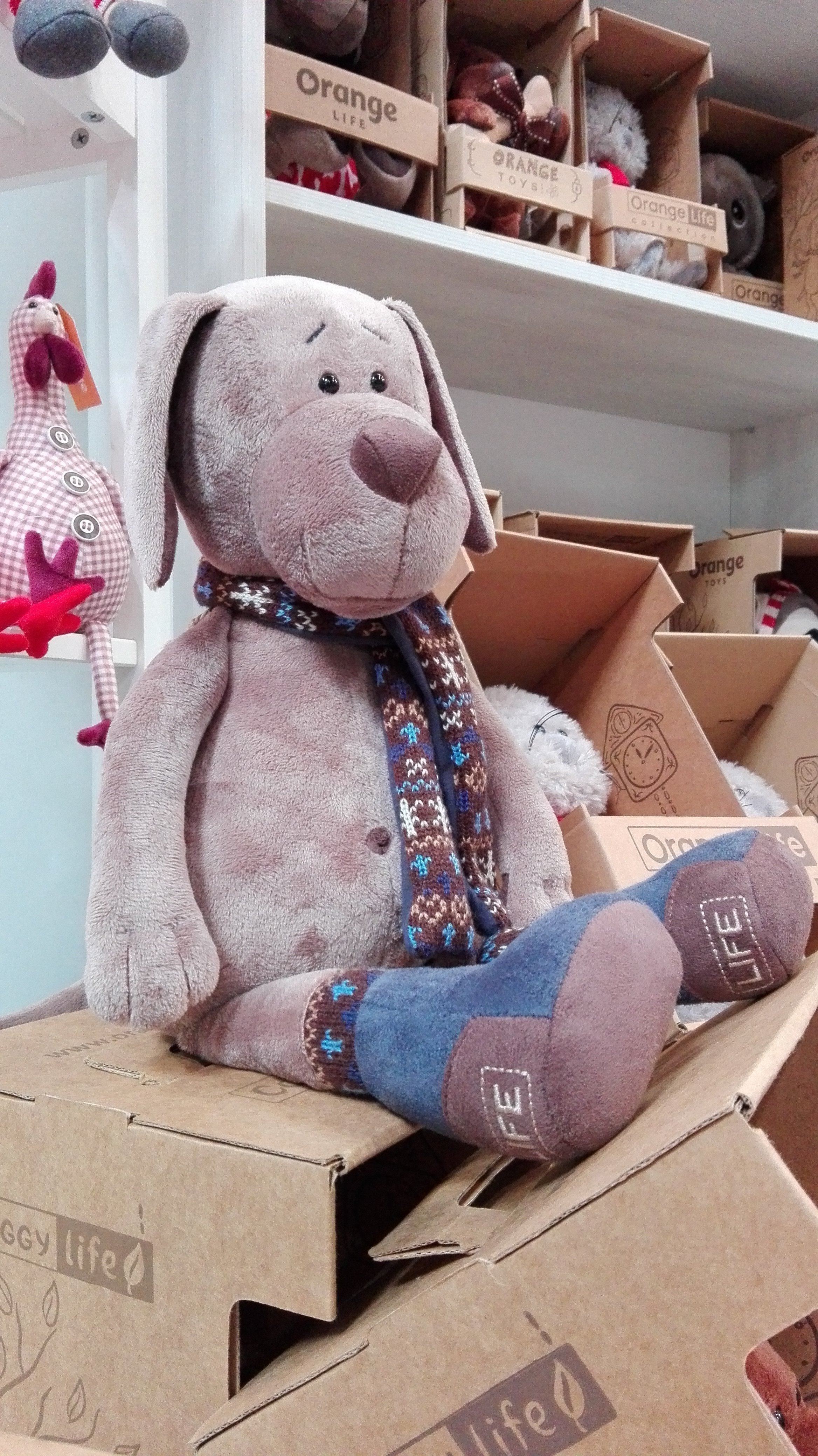 A byly tam i krásné plyšové hračky :)