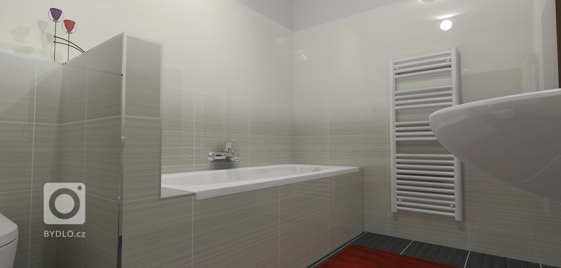 Vizualizace koupelny