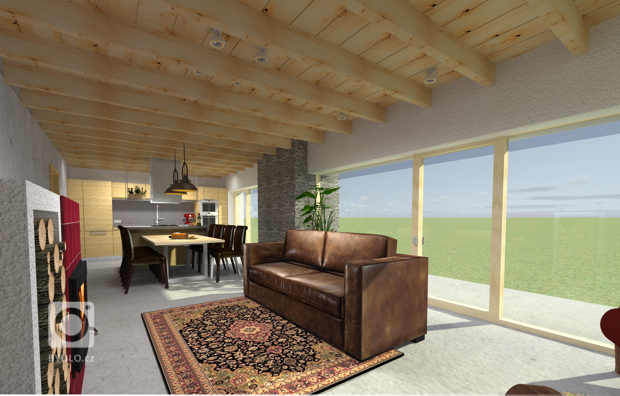 Vizualizace rekreačního domu