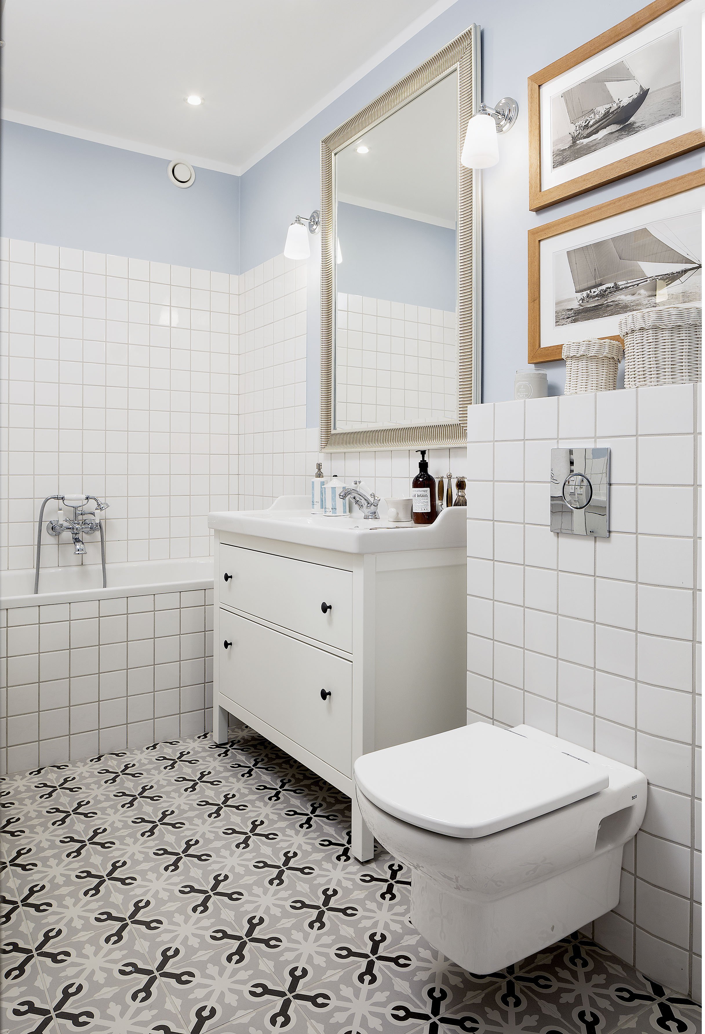 Apartmán v přímořském stylu