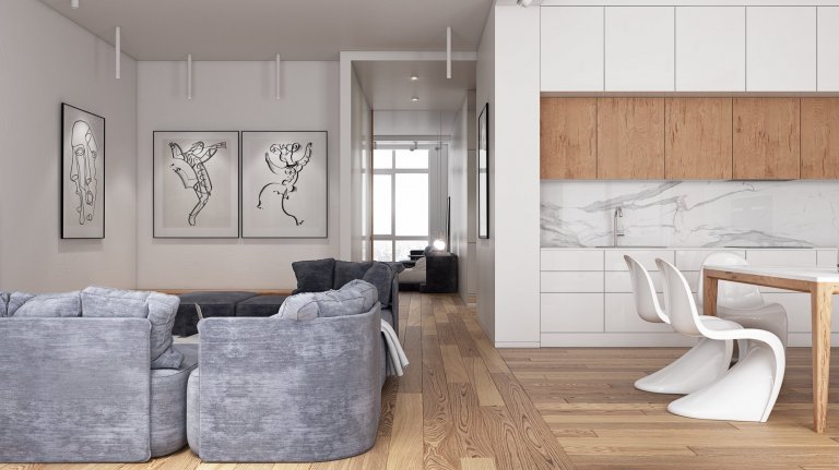 Minimalistický apartmán