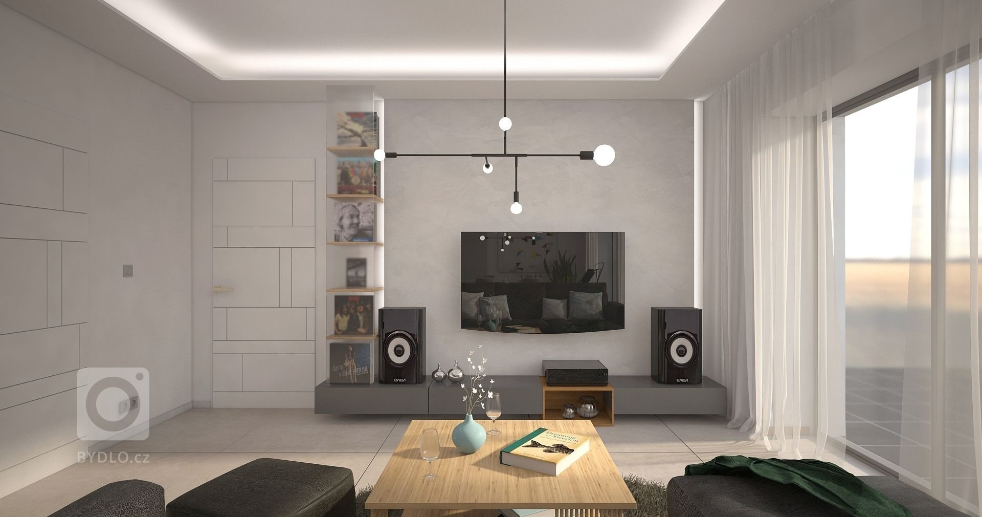 Nahlédněte s námi do vizualizace&nbsp;bytu pro mladý pár. Elegantní interiér vás zaujme nejen pletou světlých tónů a přírodních materiálů.
