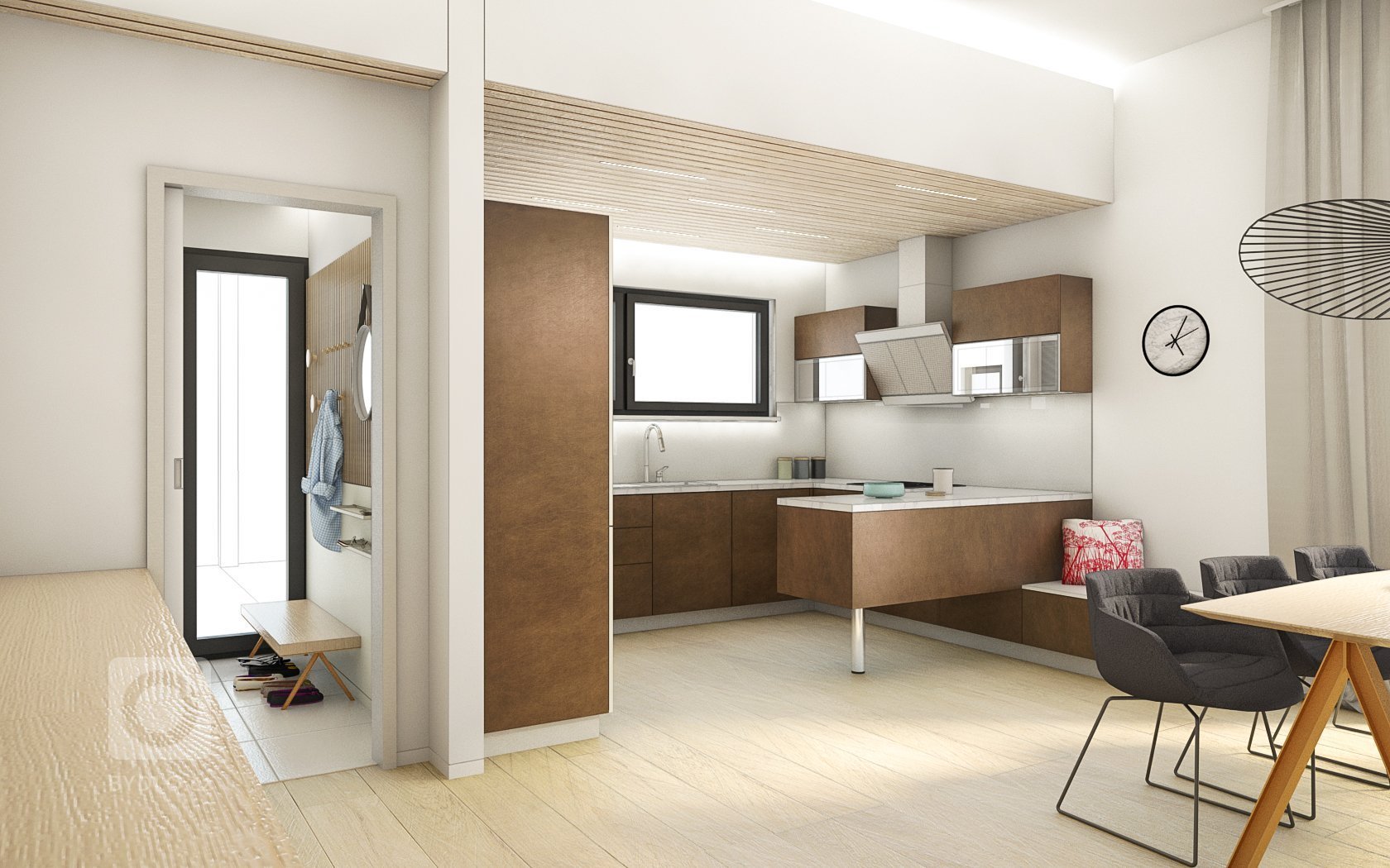 Svieži interiér v modernom štýle sme navrhli v prízemnej drevostavbe rodinného domu v Borinke.

Niekedy aj menšie zadanie prekvapí a zmení sa na veľmi…