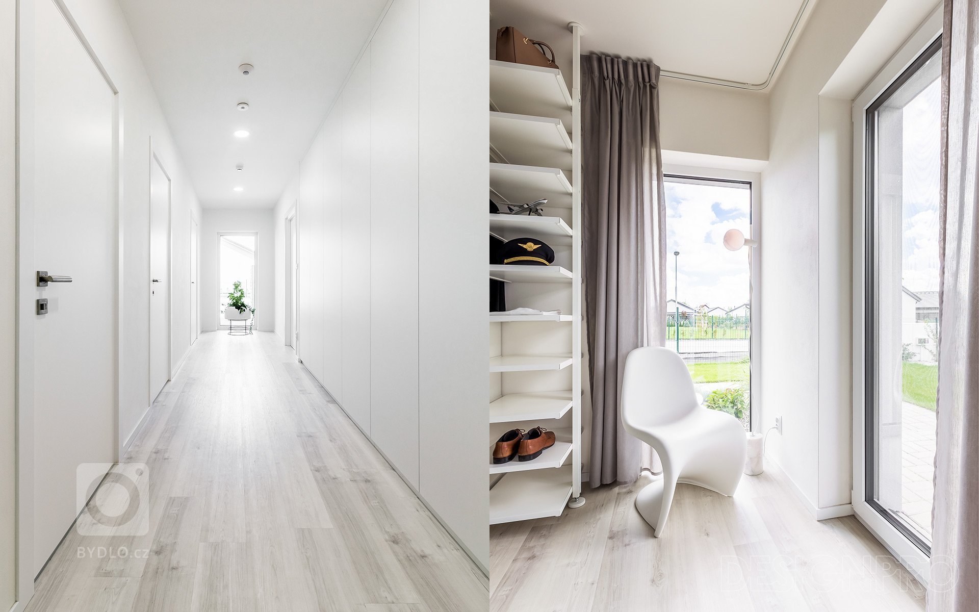 Navrhli jsme interiér v novostavbě rodinného domu v malebné obci Čakovičky ve Středočeském kraji. Jednopodlažní dům má velkou zahradu s terasou a bazénem.&nbsp…