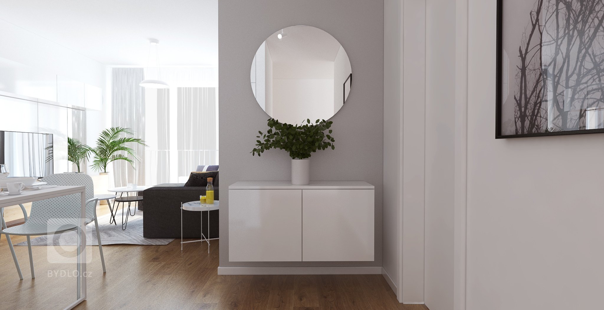 Denná zóna dvojizbového bytu v obľúbenom projekte Slnečnice bola navrhnutá nadčasovo. Kombinácia bielej a dreva je preferovaná najmä preto, že poskytuje…