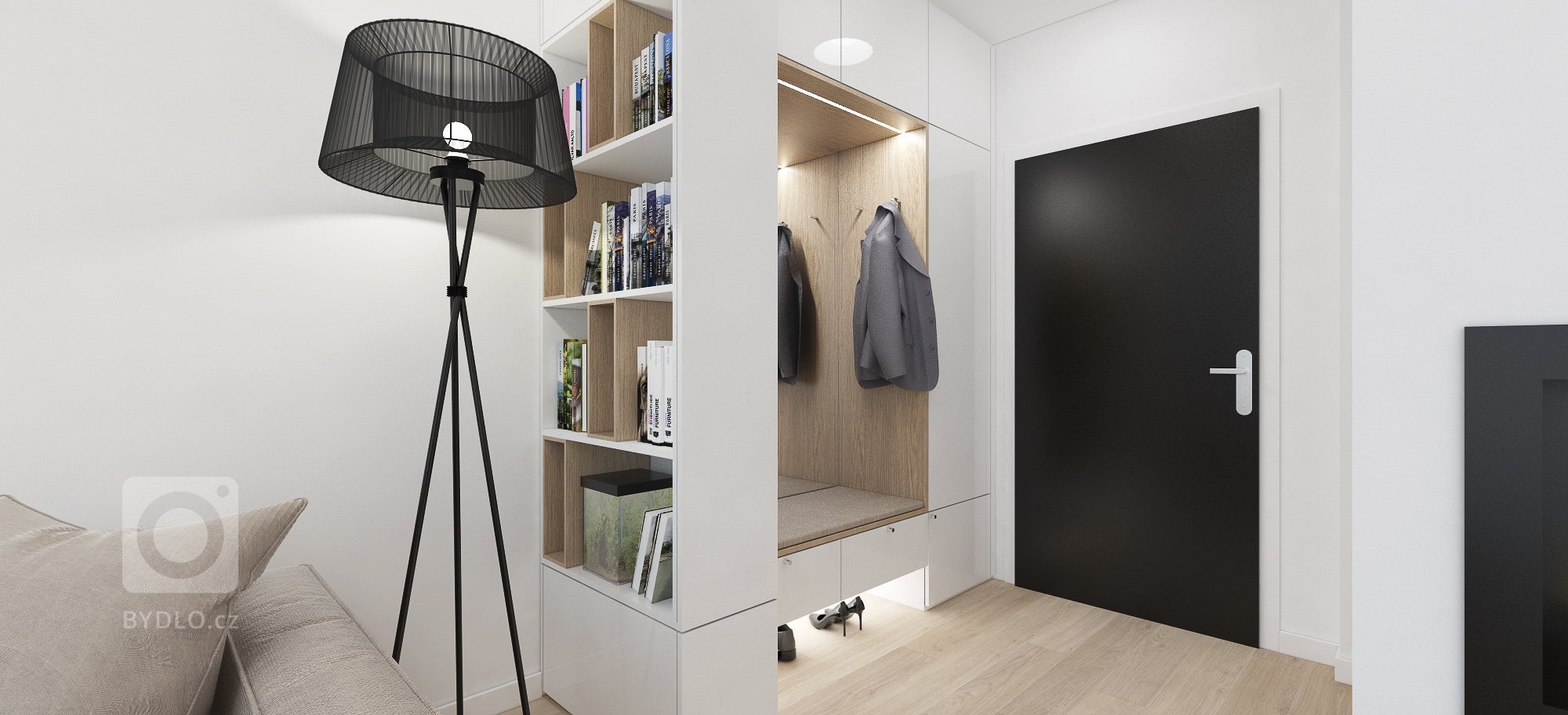 Interiér 2-izbového bytu v Bratislave vyniká konceptom v duchu elegancie, luxusu a zároveň si zachováva útulnú a príjemnú atmosféru&nbsp;
