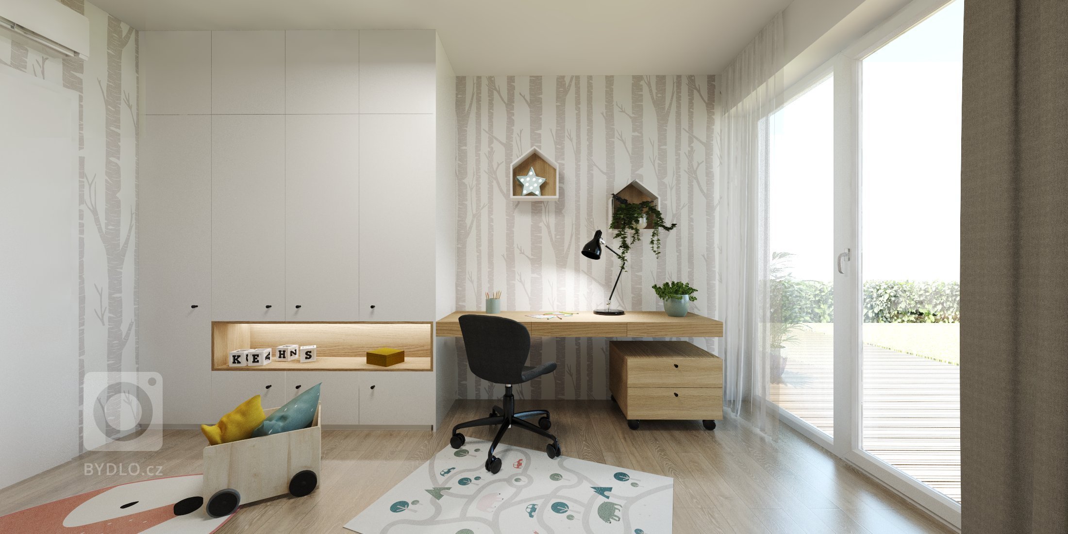 Príjemný interiér rodinného domu, ktorý je navrhnutý v obľúbených naturálnych farbách s dôrazom na nadčasovosť.
