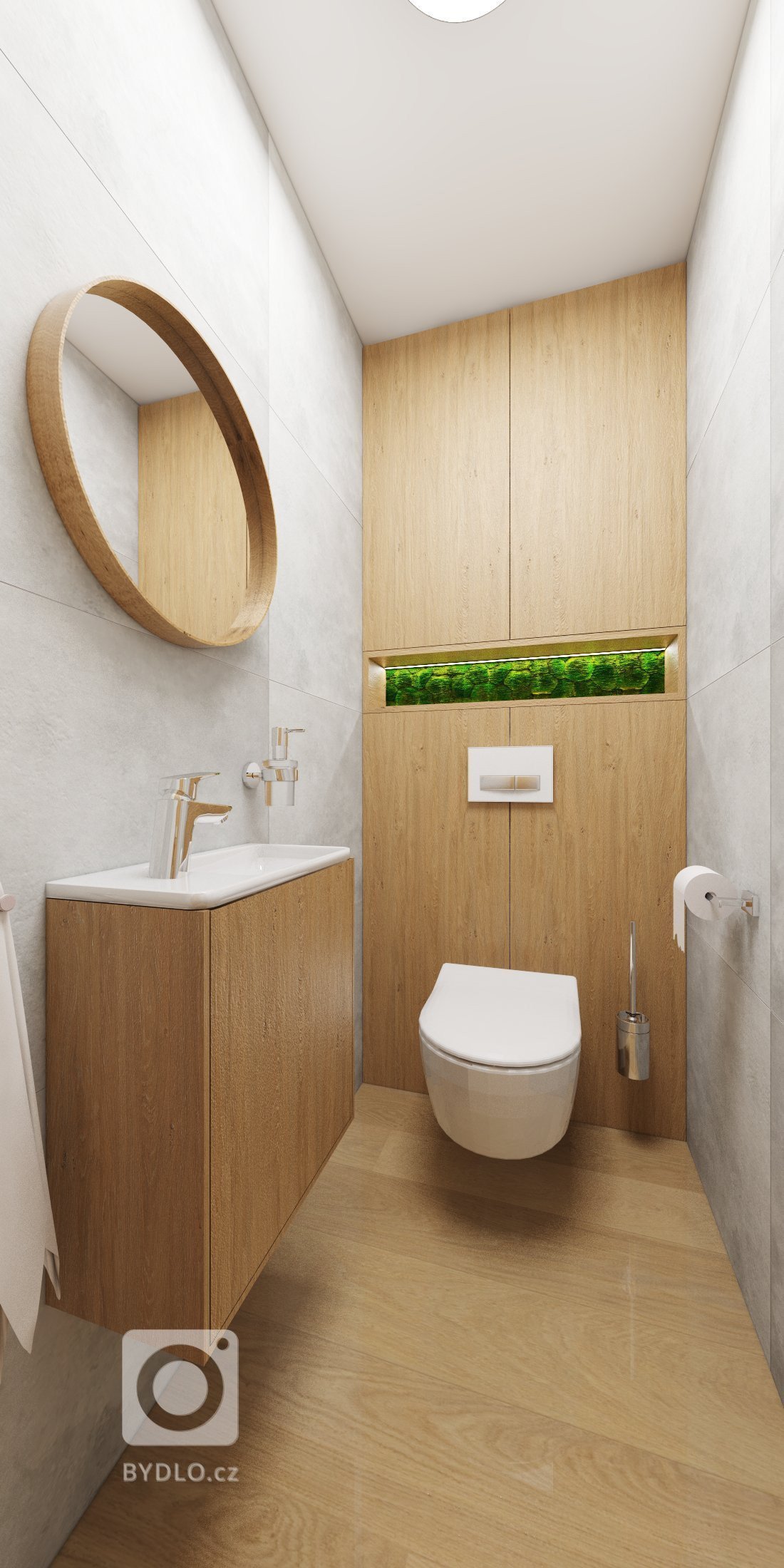 Náš&nbsp; návrh bytu v&nbsp;Kolísky Záhorská Bystrica&nbsp;????, kde sme sa pohrali s väčšími plochami machu od&nbsp;MOSSdesign&nbsp;☘️, ktoré pekne vyniknú na…