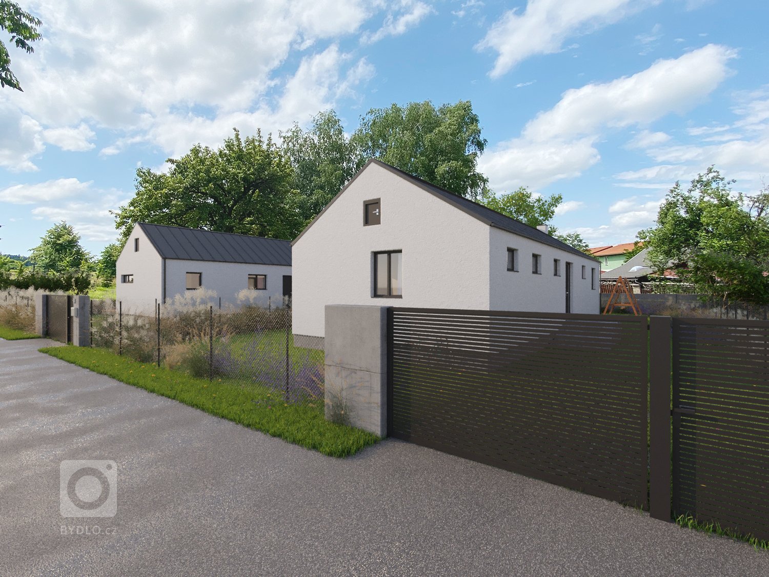 Pozemky s domy se nachází v klidné části města jako poslední v zástavbě přímo u lesa. Město Spálené Poříčí disponuje veškerou občanskou vybaveností. Jedná se o…