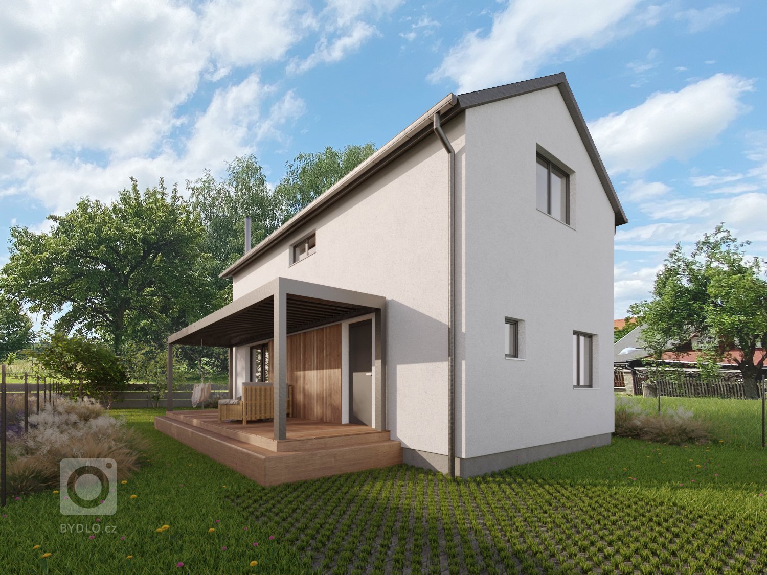 Pozemky s domy se nachází v klidné části města jako poslední v zástavbě přímo u lesa. Město Spálené Poříčí disponuje veškerou občanskou vybaveností. Jedná se o…