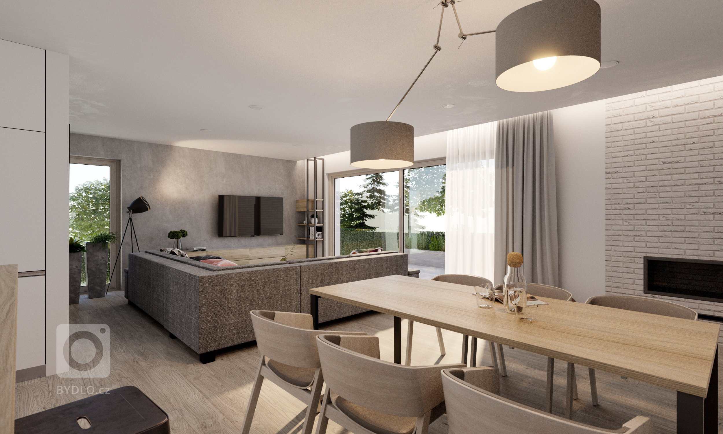 - prioritou je světlý a vzdušný prostor v lehce industriální atmosféře, nicméně vřelý a
zateplený
- dlažba v dřevodekoru prostor velmi zateplí odspodu, &quot…