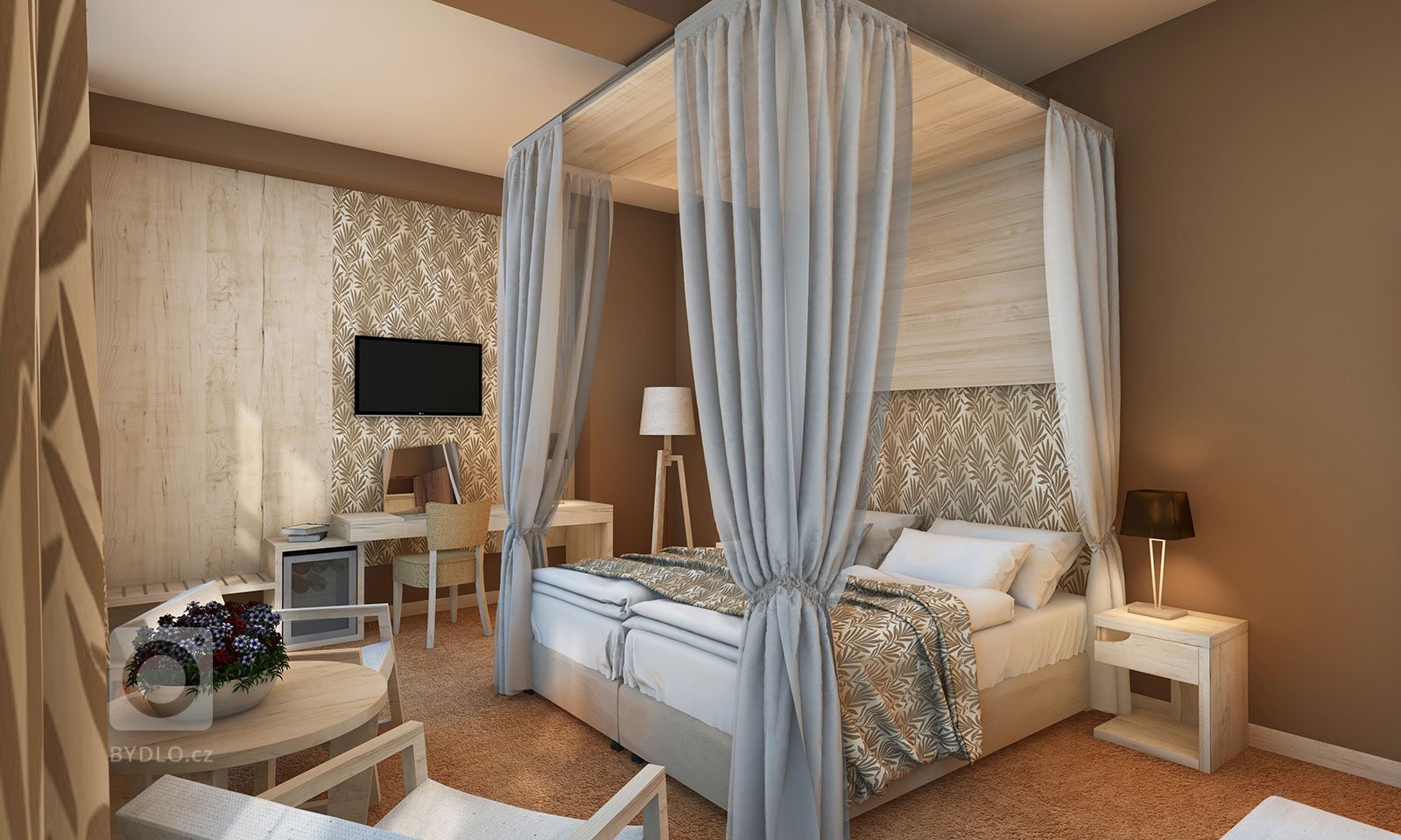 HOTEL KAMPA GARDEN POKOJE