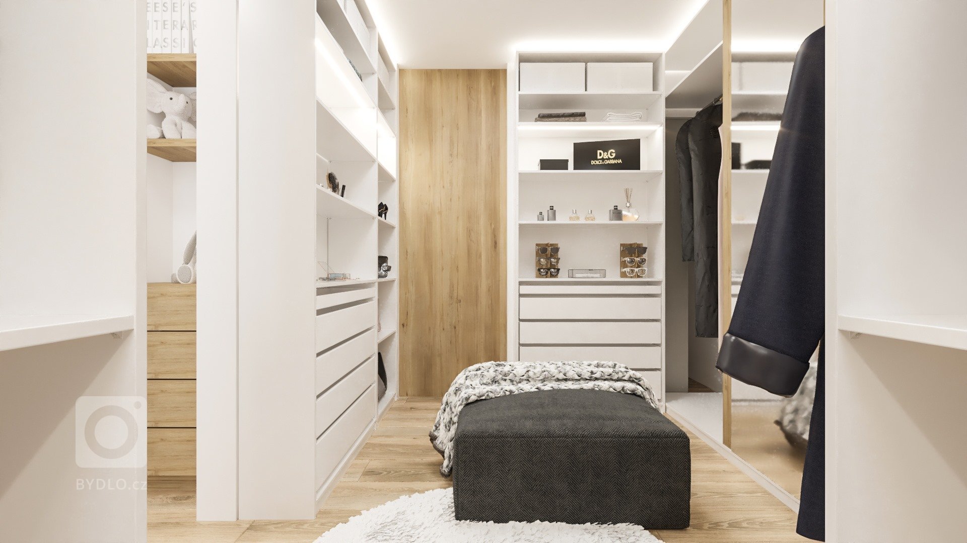 Studie interiéru rodinného domu v Kunovicích