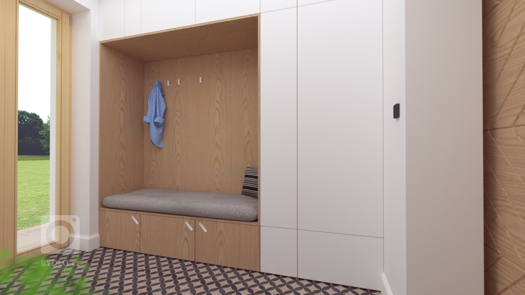 Projekt, v ktorom sa nám prelínajú viaceré štýly&nbsp;od industriálneho cez škandinávsky až po eklektický. Asi najlepšie ho vyjadruje veľký obraz medveďa…