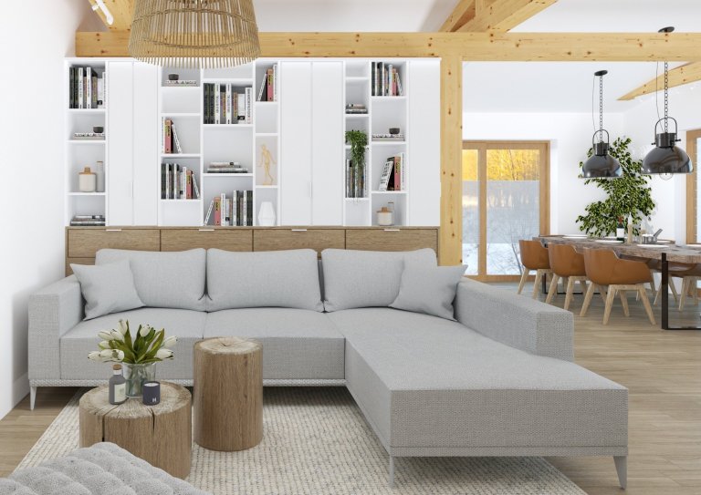 Majitele atypicky řešeného nadstandardního rodinného domu roky trápila nezabydlenost hlavní obytné místnosti, tedy obývacího pokoje spojeného s&nbsp;kuchyní a…