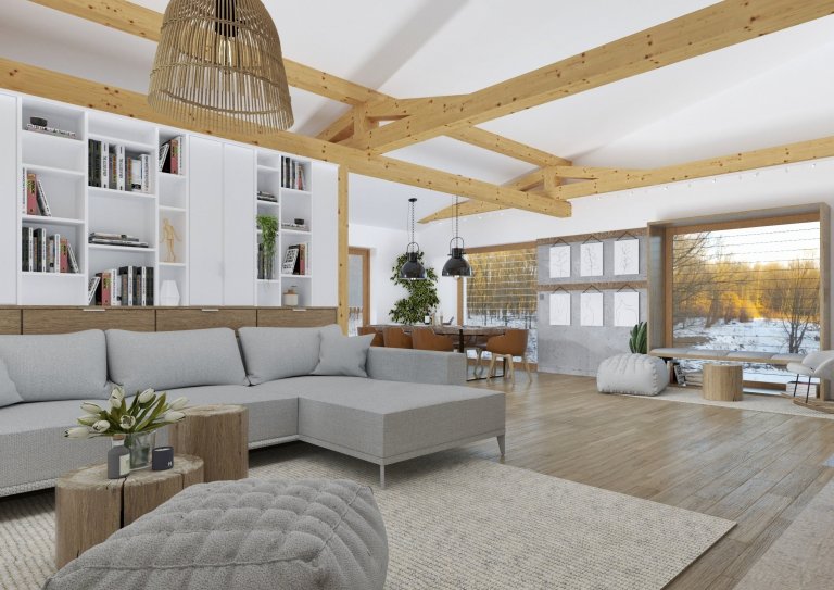 Majitele atypicky řešeného nadstandardního rodinného domu roky trápila nezabydlenost hlavní obytné místnosti, tedy obývacího pokoje spojeného s&nbsp;kuchyní a…