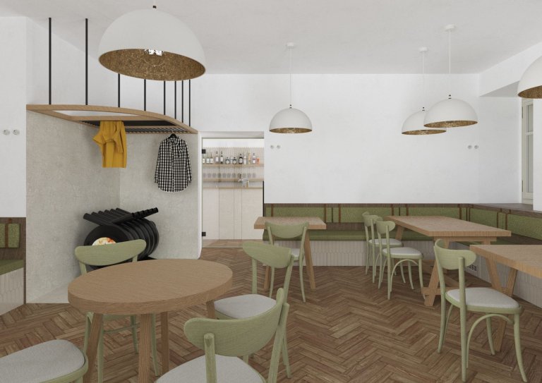 Rekonstrukce&nbsp;interiéru restaurace a kulturního domu v&nbsp;Dolním Dvořišti se nese v&nbsp;duchu klasické venkovské hospody. První podlaží slouží jako…