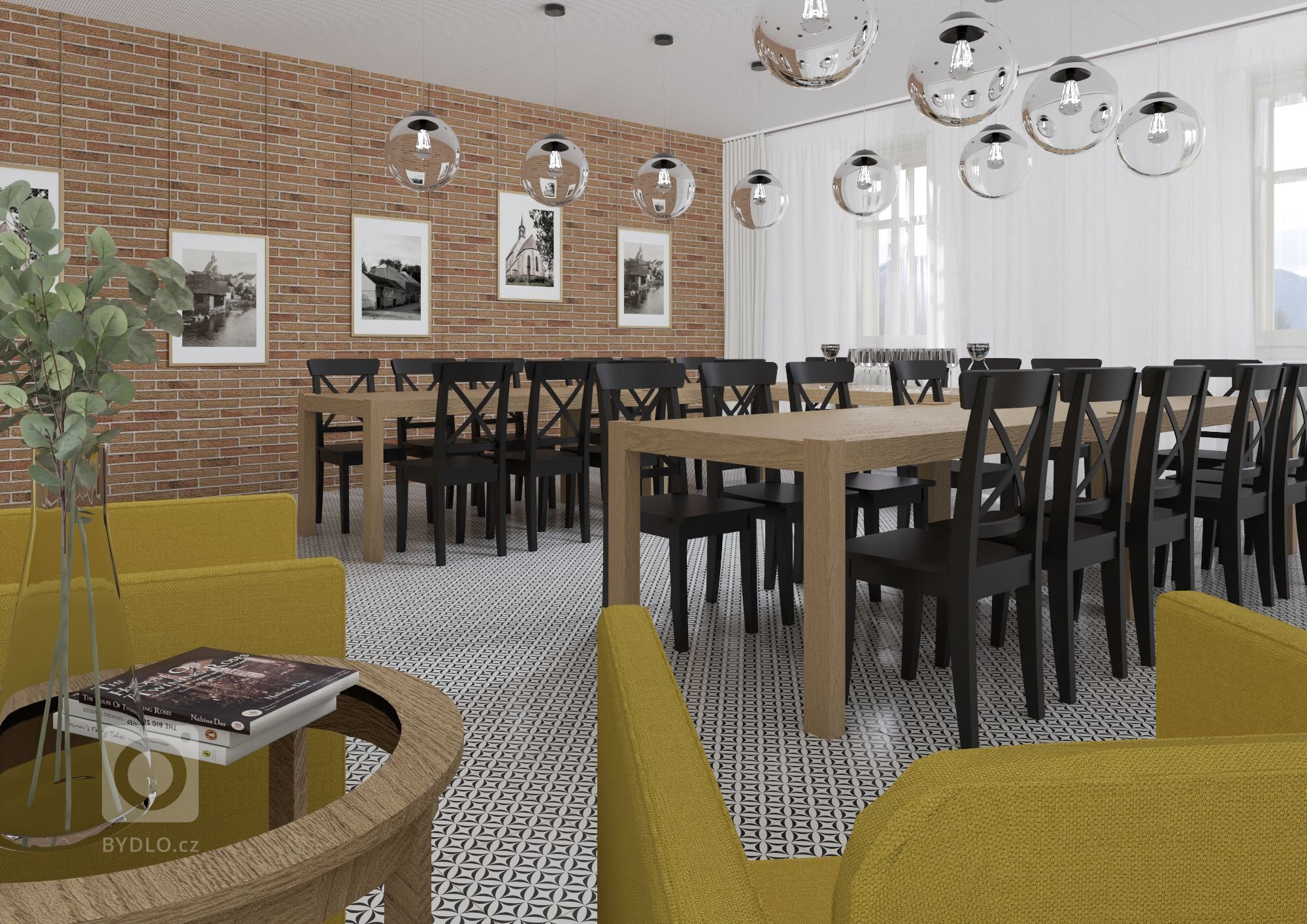 Rekonstrukce&nbsp;interiéru restaurace a kulturního domu v&nbsp;Dolním Dvořišti se nese v&nbsp;duchu klasické venkovské hospody. První podlaží slouží jako…