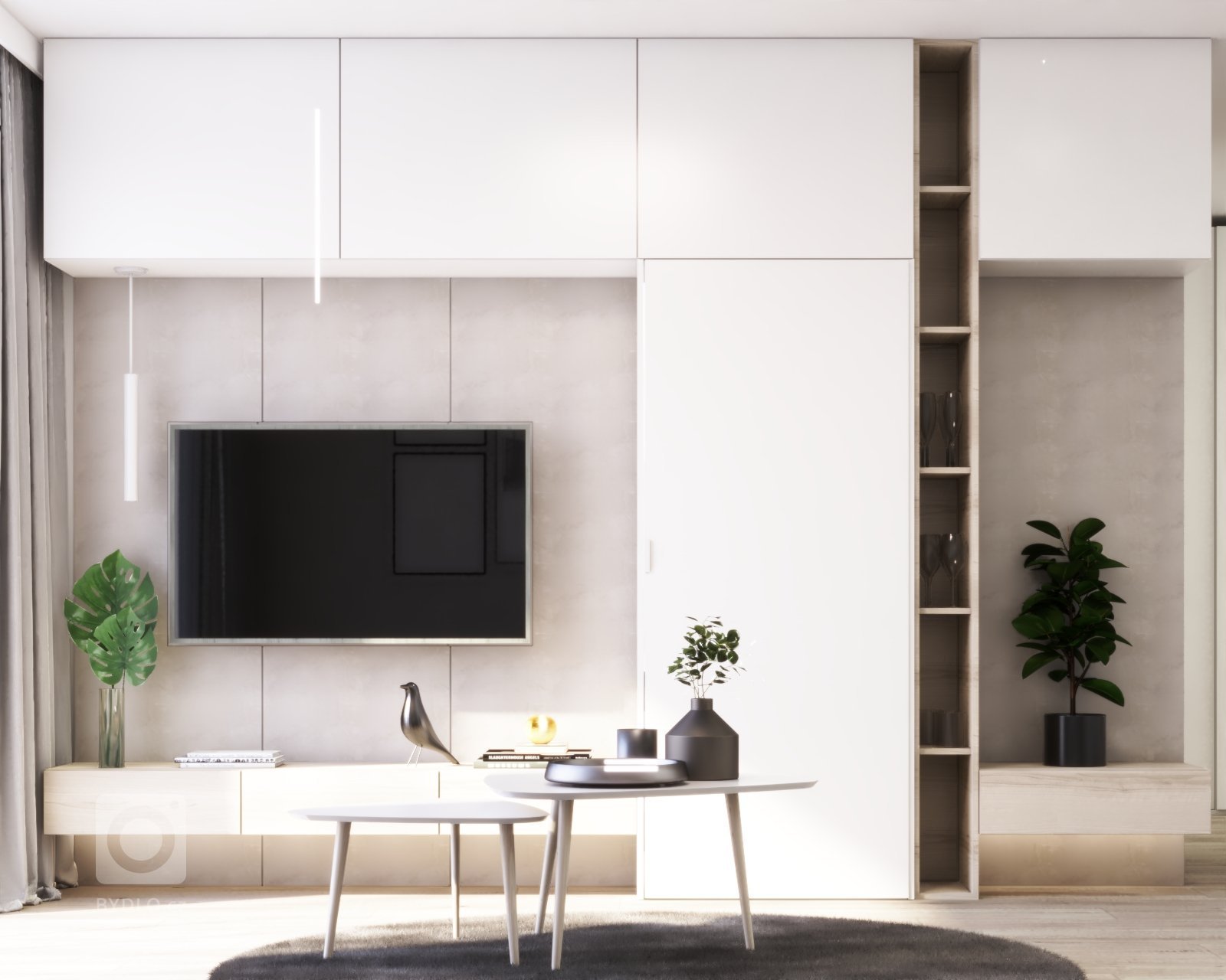 Návrh dvojizbového bytu v projekte Tammi od spoločnosti YIT. Interiér som ladila do svetlých tónov v kombinácii s drevom. Byt disponuje dostatkom úložného…