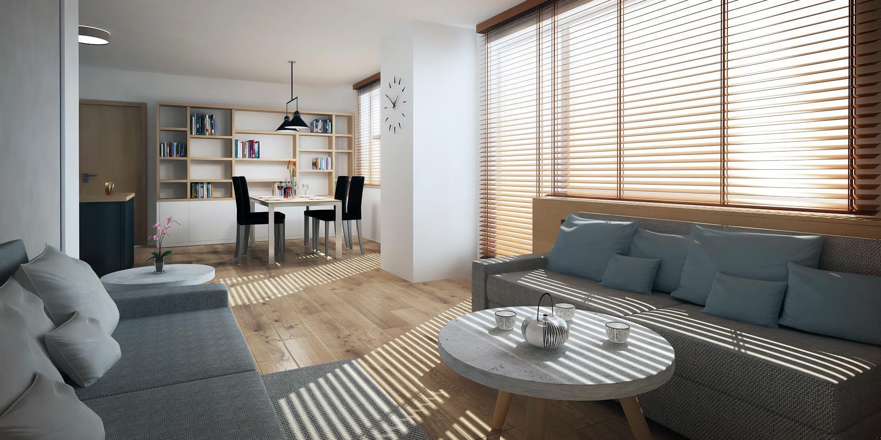 Projekt pro čtyřčlenou rodinu v novostavbě Jahodnice Apartment Houses. Zadáním klientky bylo vytvoření pokojů pro dva dospívající syny, kteří měli už své…