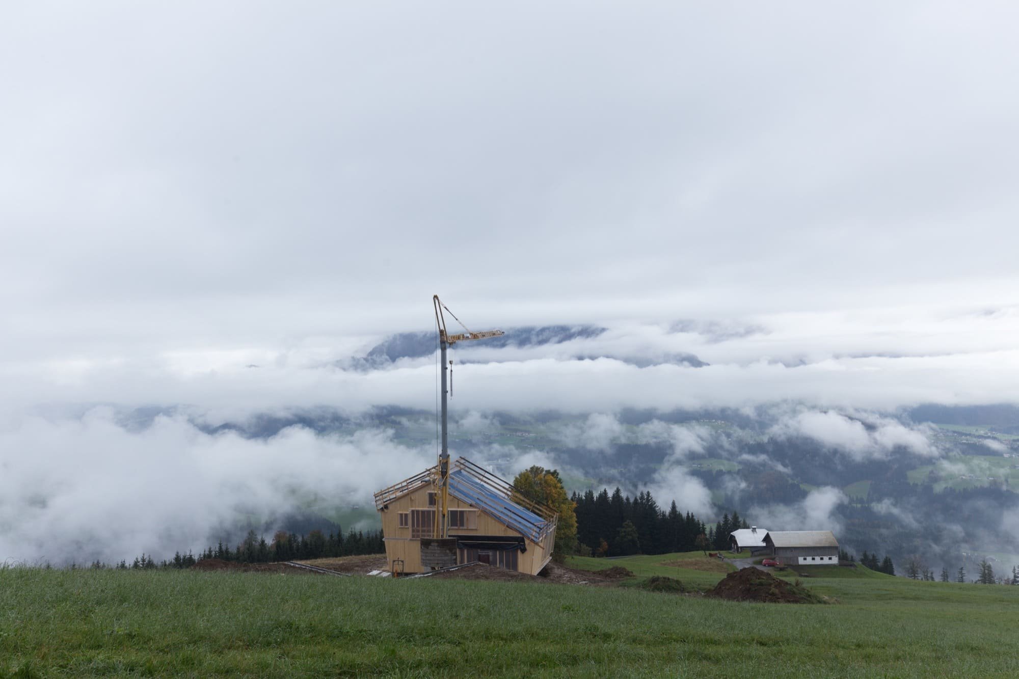 Atypický dům v horách