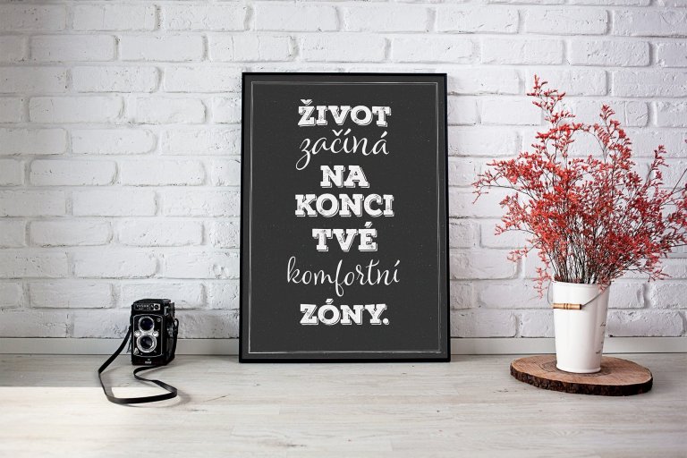 Citáty v interiéru osvěží vaše bydlení