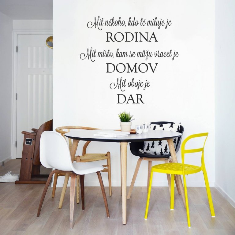 Citáty v interiéru osvěží vaše bydlení