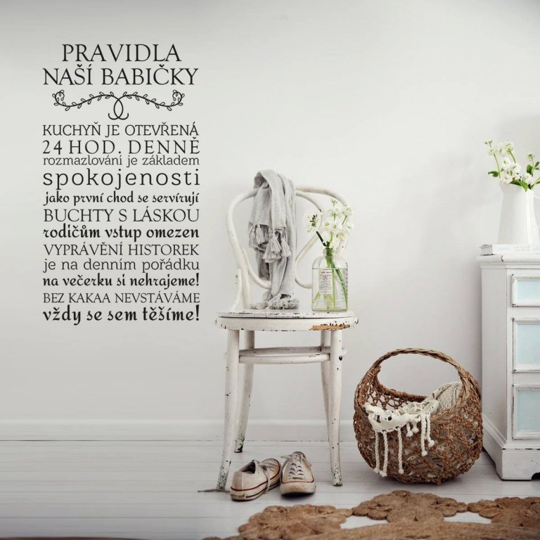 Citáty v interiéru osvěží vaše bydlení