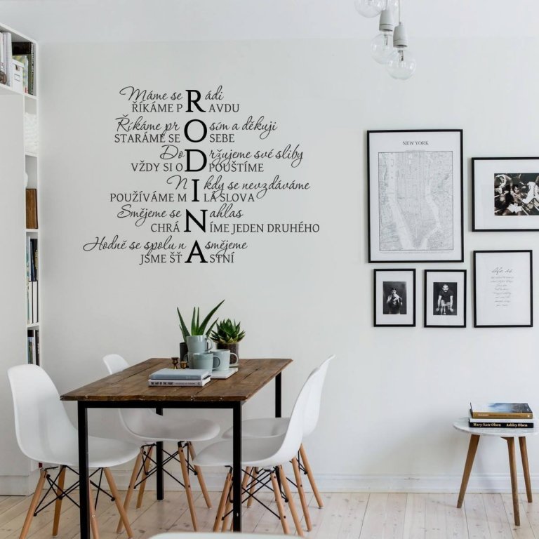 Citáty v interiéru osvěží vaše bydlení