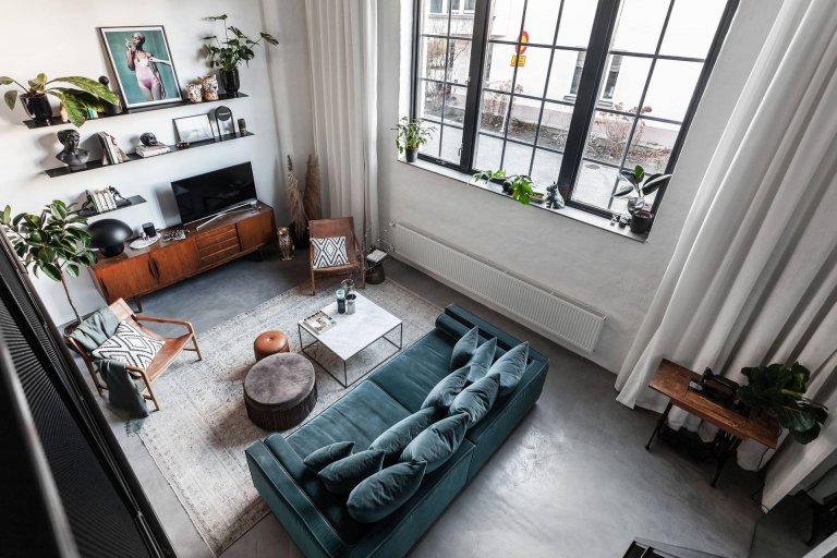 Cool industriální bydlení ve Skandinávii