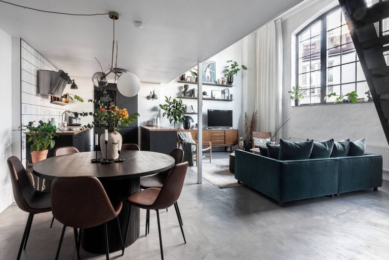 Cool industriální bydlení ve Skandinávii