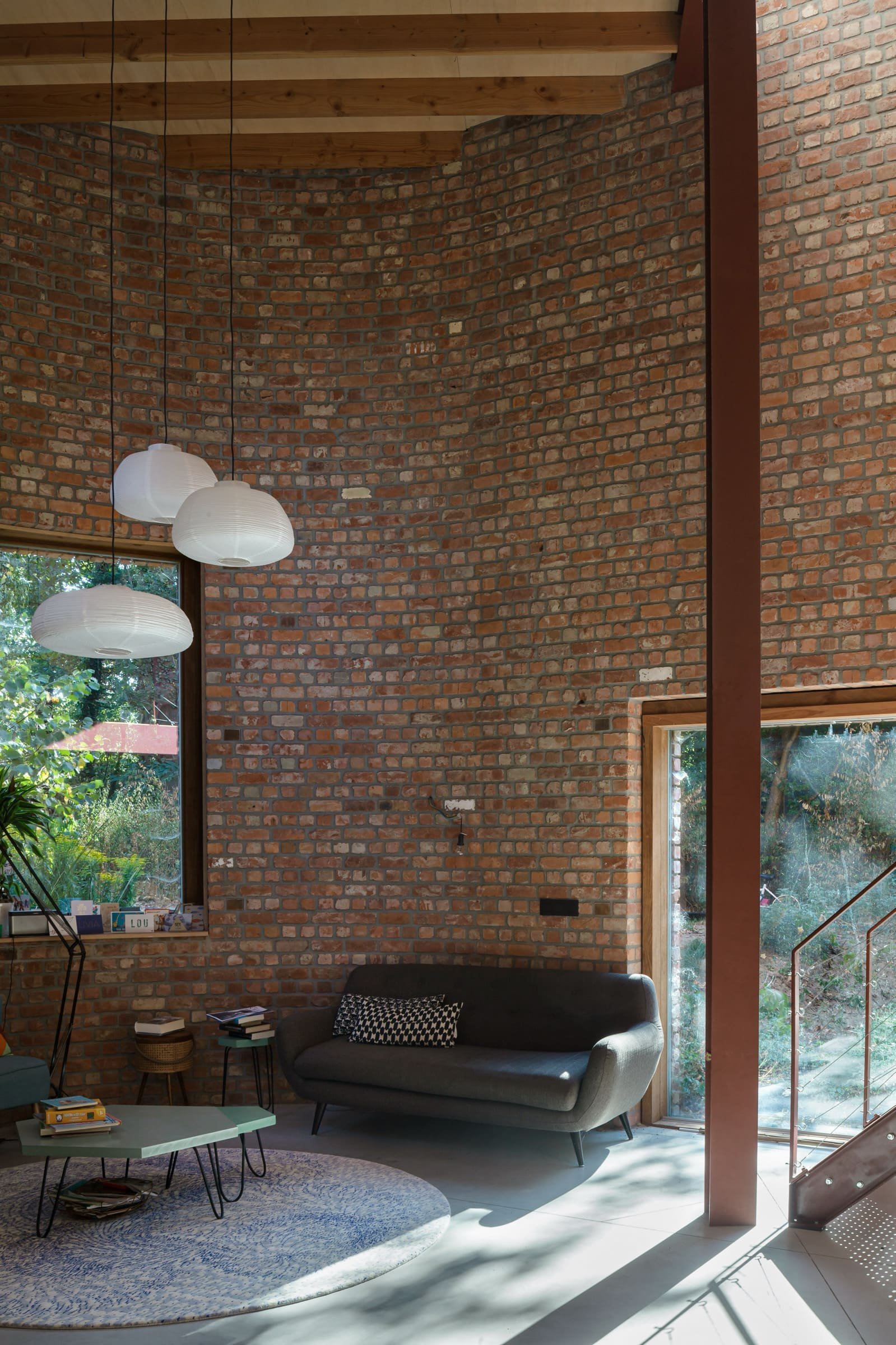 Dům v Belgii z recyklovaných cihel