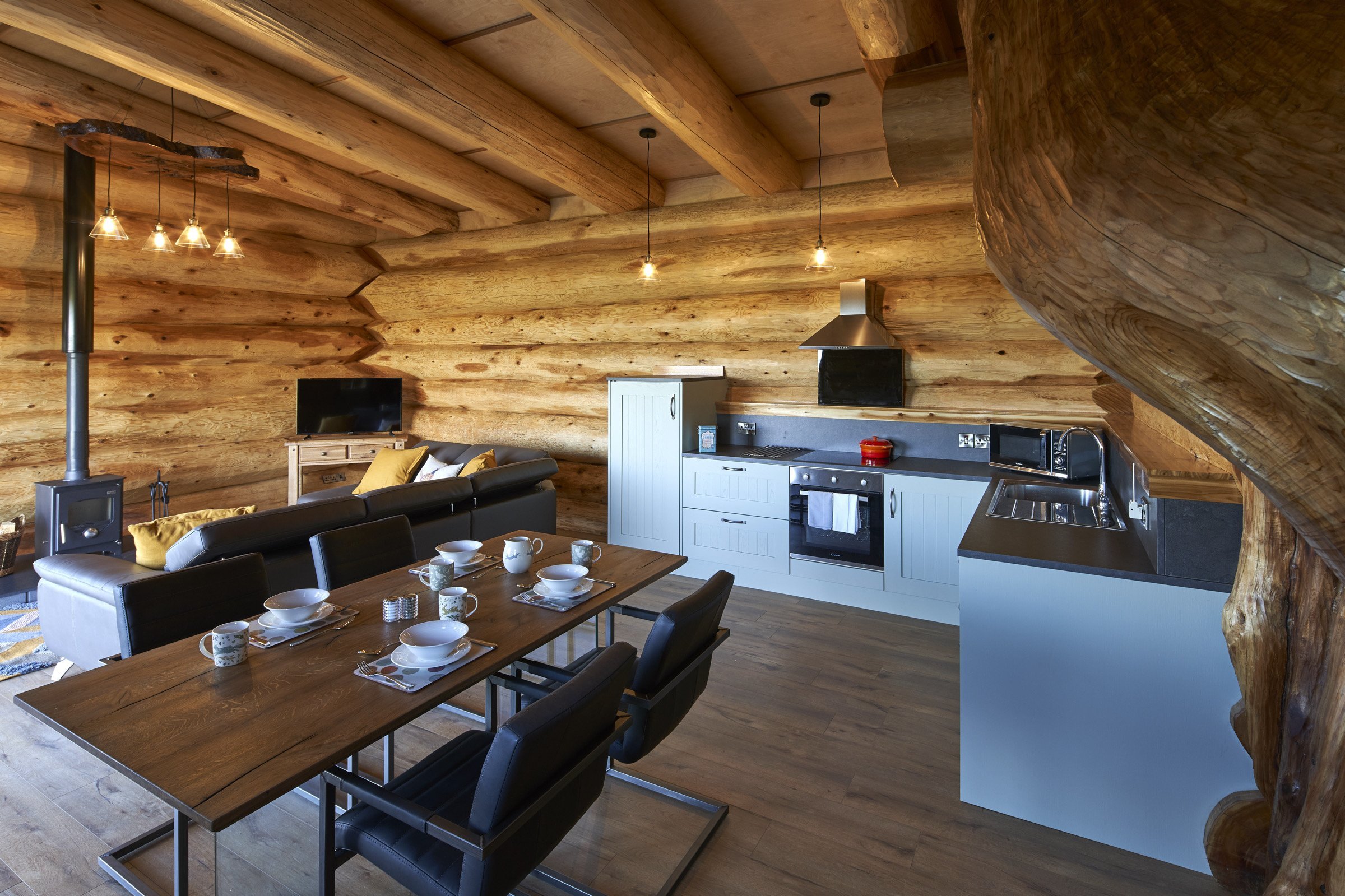 Kouzelný srub neobvyklého tvaru