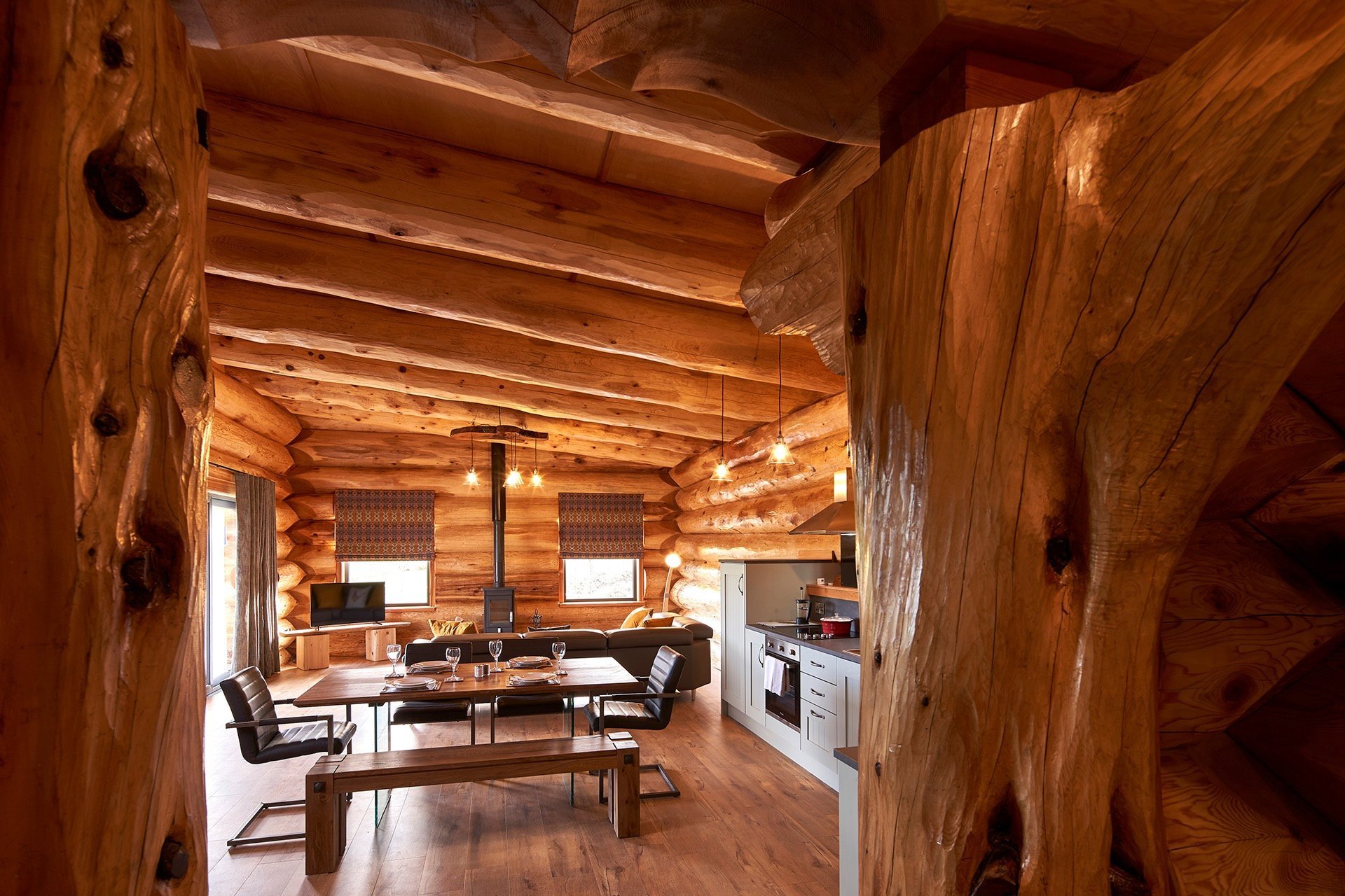 Kouzelný srub neobvyklého tvaru