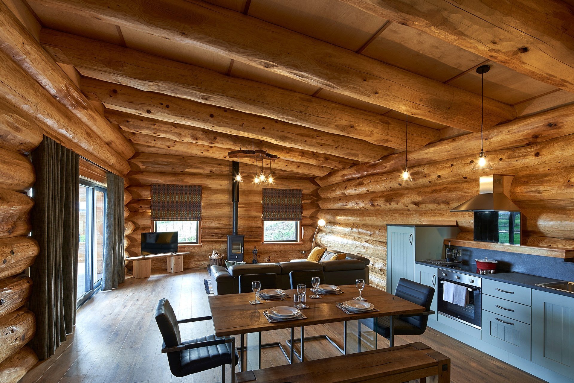 Kouzelný srub neobvyklého tvaru