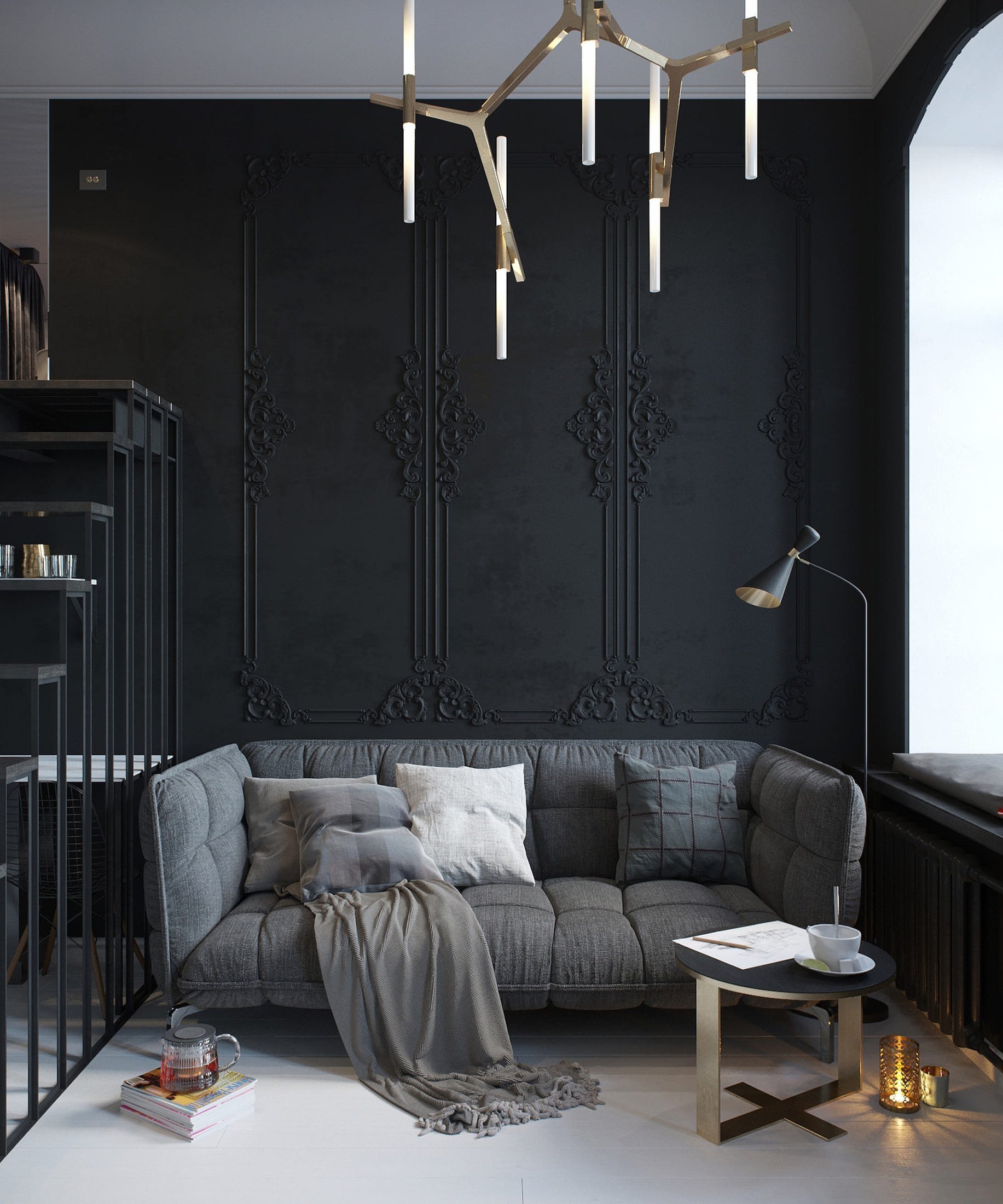 Luxusní a dramatický styl Scandi Noir