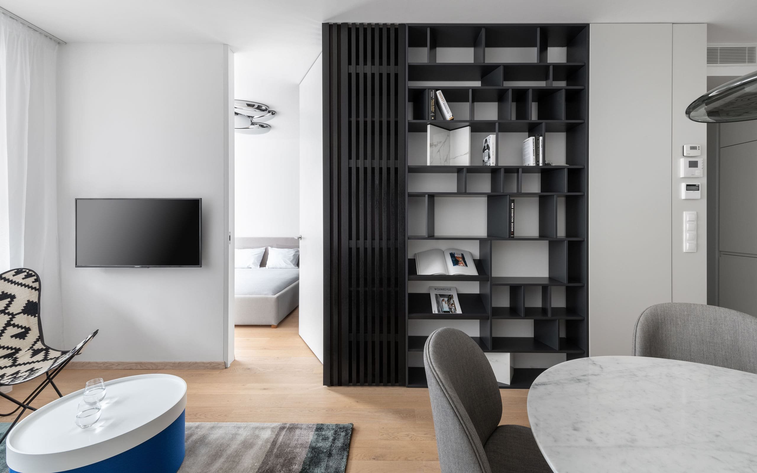 Minimalistický byt ve skandinávském stylu