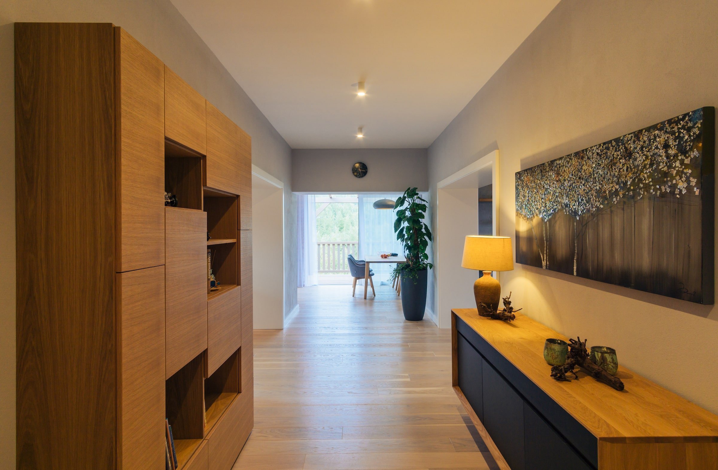 Moderní interiér s výhledem na Tatry