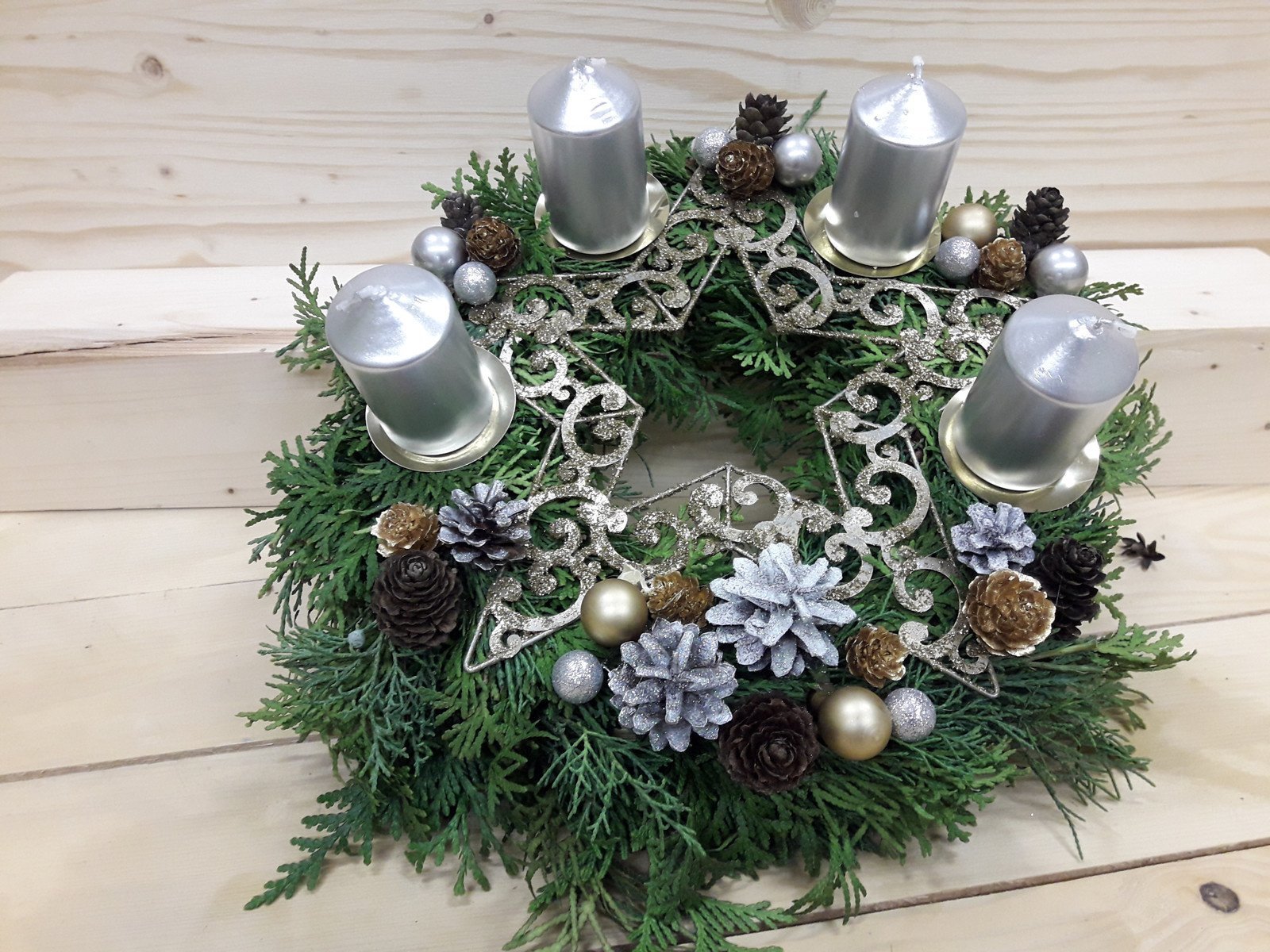 Originální adventní věnce