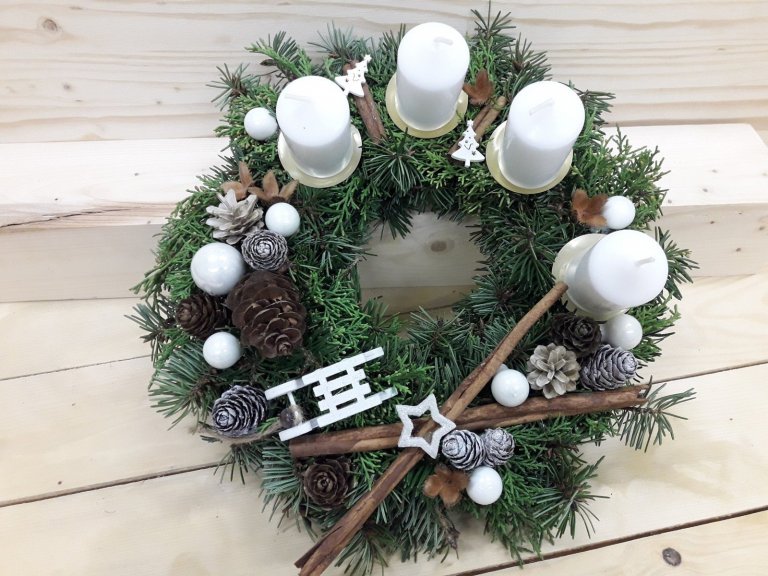 Originální adventní věnce