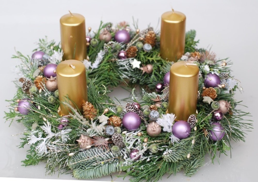 Originální adventní věnce